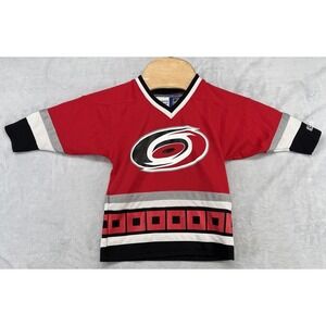Vintage CCM Carolina Hurricanes Red Canada Hockey Jersey Youth Toddler 2T-4T